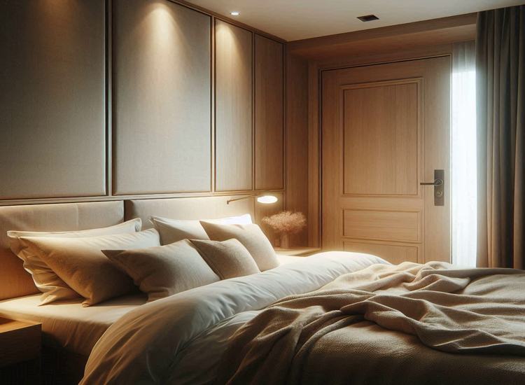 ایجاد حریم خصوصی با درب اتاق خواب 1 ایجاد حریم خصوصی با درب اتاق خواب