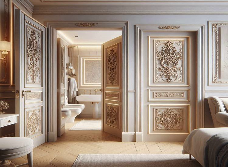 ویژگیهای درب حمام اتاق خواب