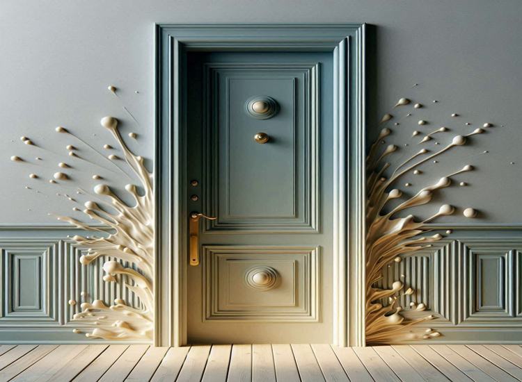 درب اتاق خواب با روکش یا رنگ پلی اورتان؟