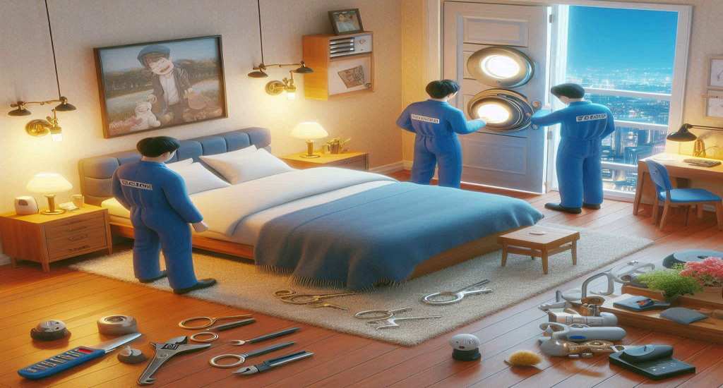 آموزش تعمیر قفل درب اتاق