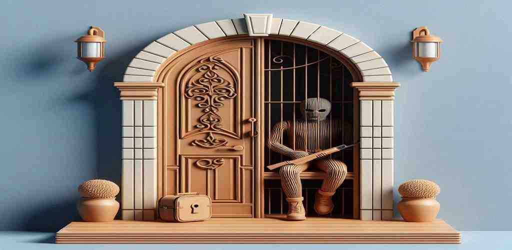 درب ضدسرقت با یراق آلات ترک 8 درب ضد سرقت با یراق آلات ترک