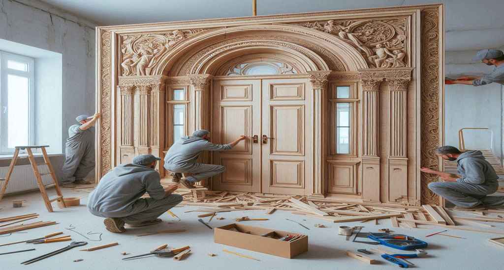 فرایند نصب درب جدید 1 فرایند نصب درب جدید