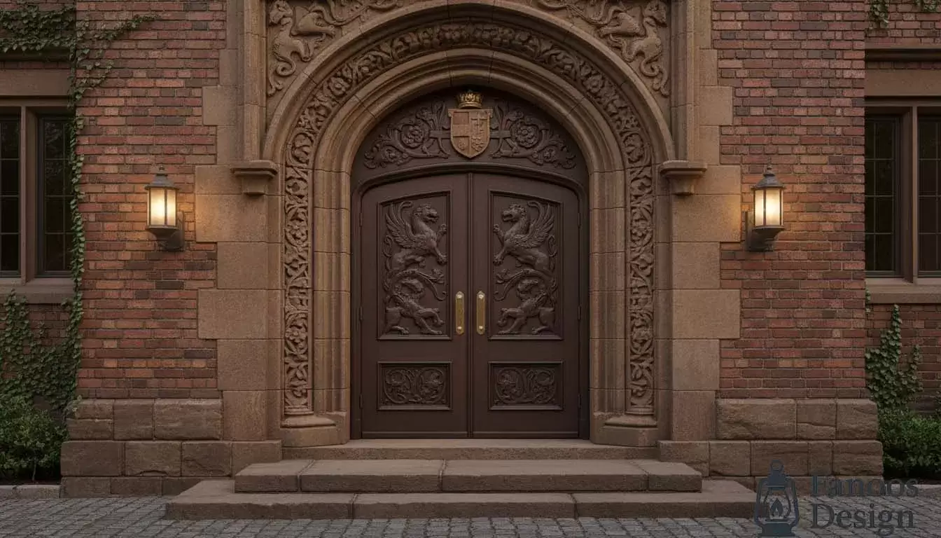 Guide to designing and installing a lobby door that matches the building facade 3 1 | فانوس دیزاین تولید کننده انواع درب اتاق ، ضد سرقت، درب ورودی و ضد آل