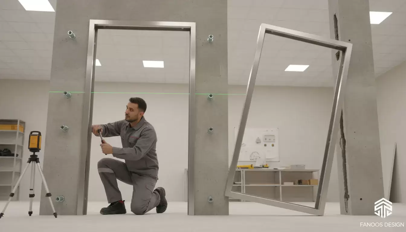 ۵ اشتباه رایج در خرید و نصب درب ضد سرقت استیل (و راهحلهای حرفهای) 2 انتخاب ابعاد و چهارچوب نامناسب