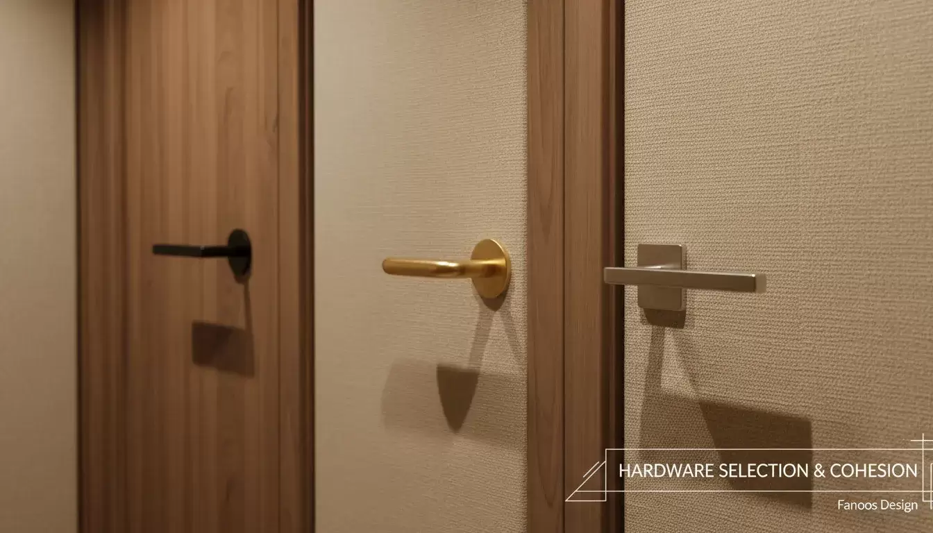 راهنمای انتخاب درب اتاق خواب برای خانههای کوچک و مدرن 12 A guide to choosing bedroom doors for small modern homes 4 | فانوس دیزاین تولید کننده انواع درب اتاق ، ضد سرقت، درب ورودی و ضد آل