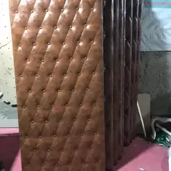 خرید درب آکوستیک چرمی قهوه‌ای | کلاسیک و ضد صدا