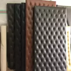 خرید درب آکوستیک چرمی قهوه‌ای | کلاسیک و ضد صدا