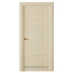 درب MDF کلاسیک سه قاب