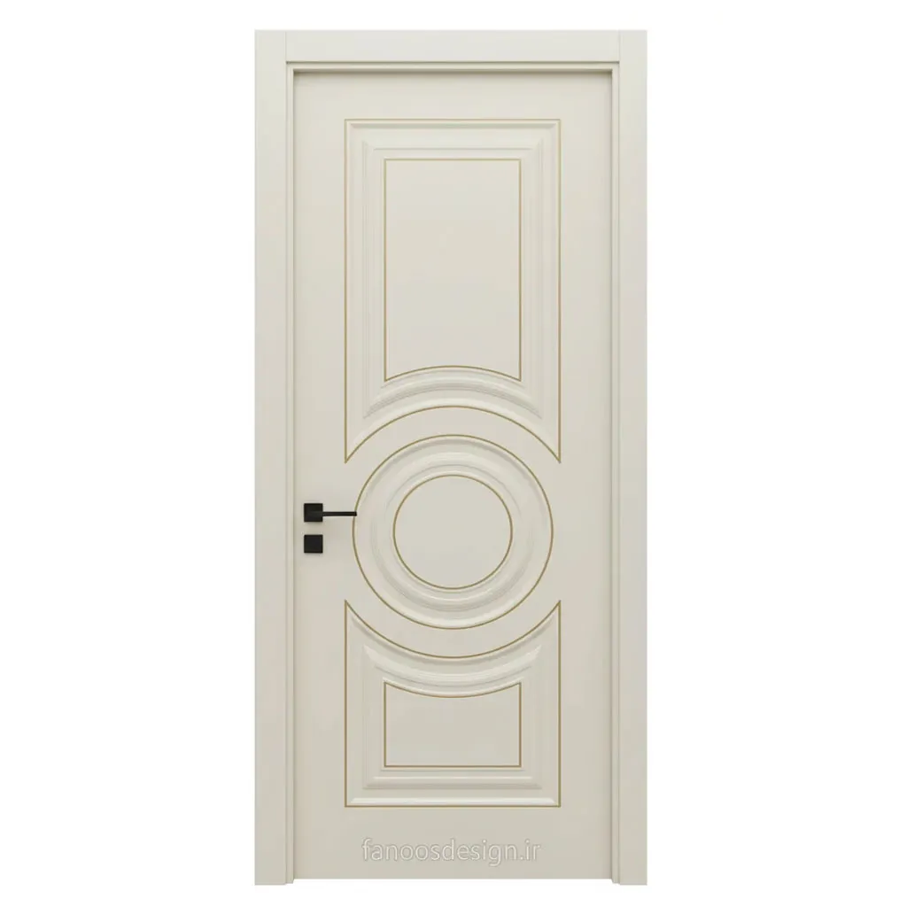 درب اتاق کلاسیک MDF با خطوط طلایی تزئینی (طرح قابدار برجسته)کد 30604 1 درب اتاق کلاسیک MDF با خطوط طلایی تزئینی (طرح قابدار برجسته)کد 30604
