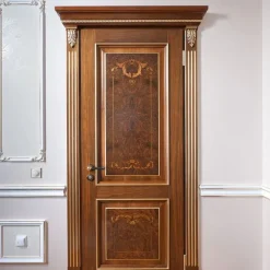 Classic all wood door with architectural frame 2 | فانوس دیزاین تولید کننده انواع درب اتاق ، ضد سرقت، درب ورودی و ضد آل