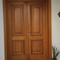 درب چوبی دو لنگه کلاسیک با فریم طبیعی کد 30388 3 Classic double leaf wooden door with natural frame 1 | فانوس دیزاین تولید کننده انواع درب اتاق ، ضد سرقت، درب ورودی و ضد آل