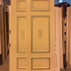 درب کلاسیک کرم طلایی کد 30725 3 درب کلاسیک کرم طلایی