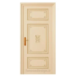 درب کلاسیک کرم طلایی