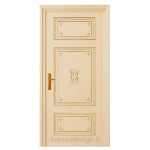 درب کلاسیک کرم طلایی کد 30725 5 درب کلاسیک کرم طلایی