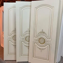 درب کلاسیک طلایی طرح هلالی کد 30712