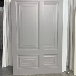 درب MDF طوسی کلاسیک کد 30669 6 درب MDF طوسی کلاسیک