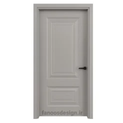درب MDF طوسی کلاسیک