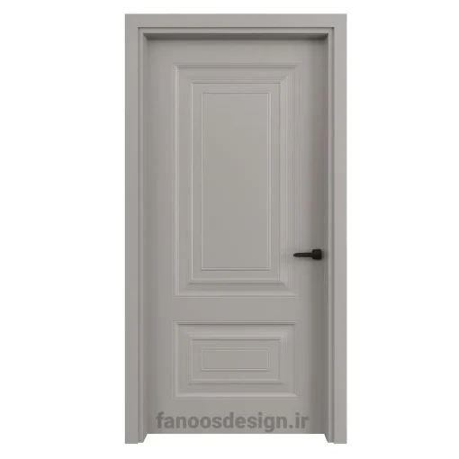 درب MDF طوسی کلاسیک
