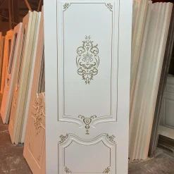 درب کلاسیک منبت سفید کد 30688 11 درب کلاسیک منبت سفید کد 30688