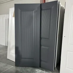 درب داخلی کلاسیک رنگ خاکستری تیره