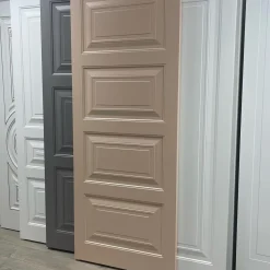 درب MDF کرم روشن کلاسیک دوقاب برجسته کد 30285 4 درب MDF کرم روشن کلاسیک