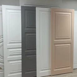 درب MDF کرم روشن کلاسیک دوقاب برجسته کد 30285 5 درب MDF کرم روشن کلاسیک