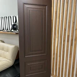 درب چوبی لوکس مدل کلاسیک – طراحی مدرن با پنلهای برجسته کد 30306 17 درب چوبی لوکس مدل کلاسیک