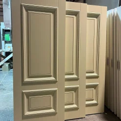 درب اتاق کلاسیک مدل وینتیج بژ با پنل برجسته و قابکاری تزئینی کد 30316 5 درب اتاق کلاسیک مدل وینتیج بژ با پنل برجسته و قابکاری تزئینی کد 30315