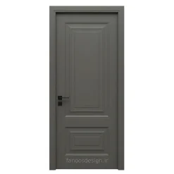 درب اتاق کلاسیک سهپنل MDF در رنگهای متنوع (پوشش پلییورتان)کد 30603