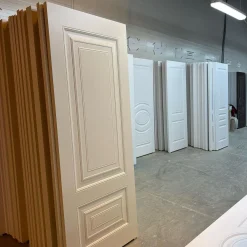 درب MDF سفید کلاسیک مدل دو قاب لوکس