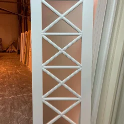 درب اتاق شیشهخور کلاسیک سفید طرح X (MDF رنگ پلییورتان)کد 30606 4 درب اتاق شیشهخور کلاسیک سفید طرح X (MDF رنگ پلییورتان)کد 30606