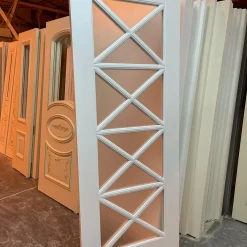 درب اتاق شیشهخور کلاسیک سفید طرح X (MDF رنگ پلییورتان)کد 30606 5 درب اتاق شیشهخور کلاسیک سفید طرح X (MDF رنگ پلییورتان)کد 30606