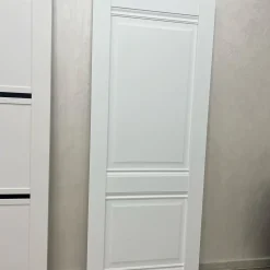 درب داخلی سفید مدل کلاسیک دو پنل