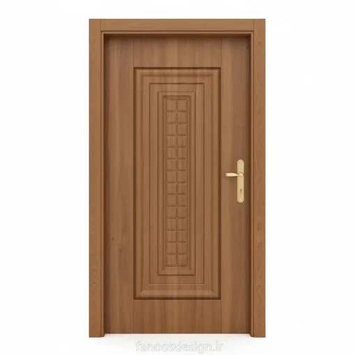 درب چوبی کلاسیک مدل آتریا با پنل برجسته کد 30397