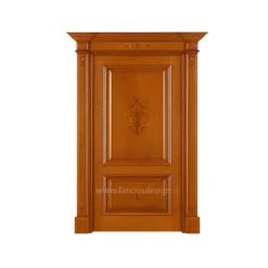 درب چوبی کلاسیک مدل رز