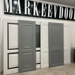 درب MDF طوسی تیره مدل مدرن دو قاب شیکر کد 30246 10 درب MDF طوسی تیره مدل مدرن دو قاب شیکر