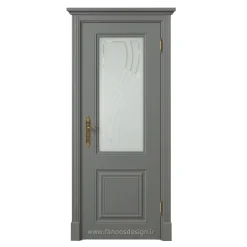 درب MDF قابدار با رنگ پلییورتان