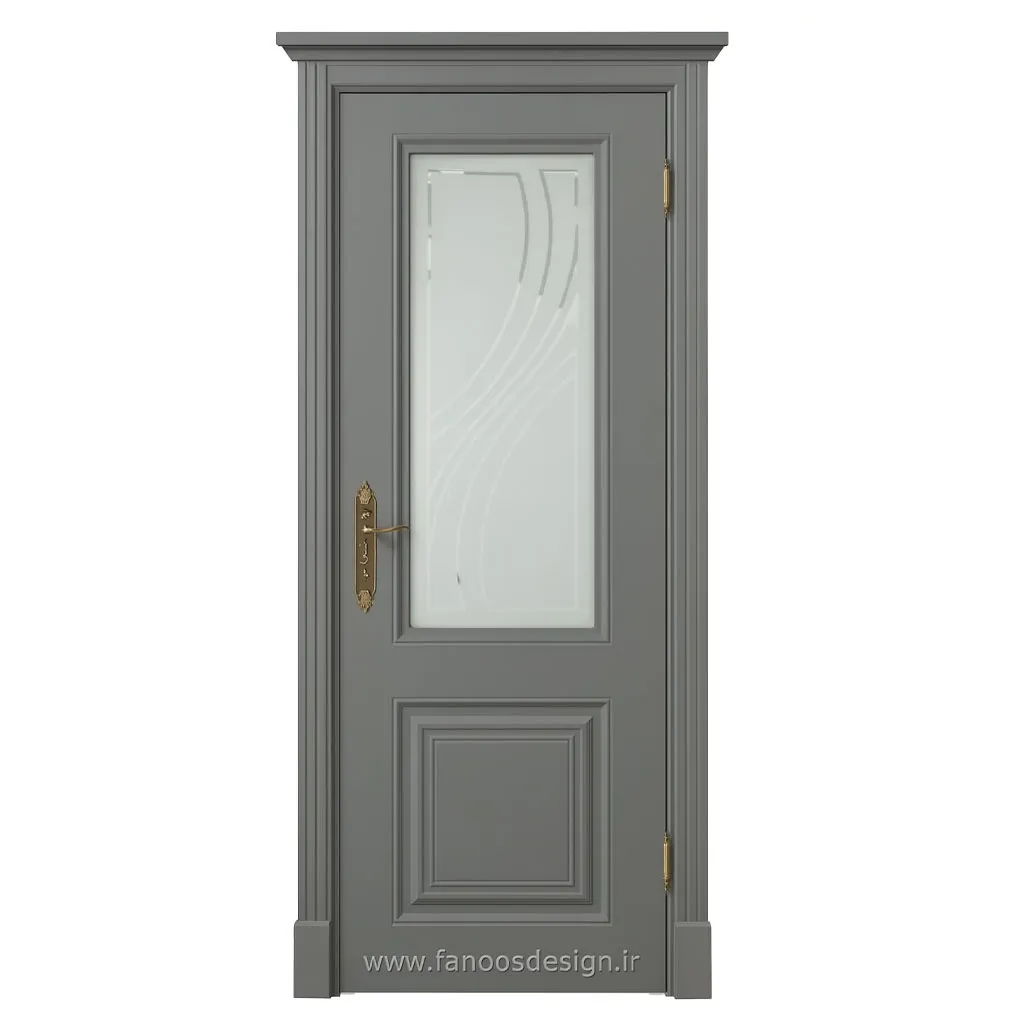 درب MDF قابدار با رنگ پلییورتان مات کد 30666 1 درب MDF قابدار با رنگ پلییورتان