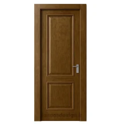 درب چوبی فندقی قابدار کلاسیک کد 30706