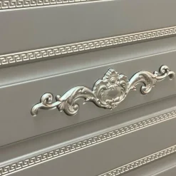 درب‌ داخلی با رنگ طوسی مات و قاب‌کاری برجسته کد 30723