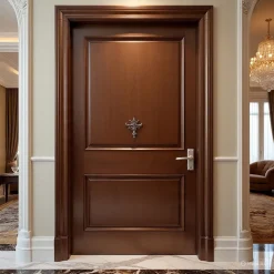 درب لوکس چوبی مدل امپریال با تزئینات فلزی و قاب کلاسیک کد 30379 3 درب لوکس چوبی مدل امپریال با تزئینات فلزی و قاب کلاسیک