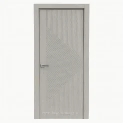 درب مدرن سه‌بعدی با طراحی هندسی و بافت هندسی کد 30333