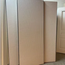 درب مدرن سهبعدی با طراحی هندسی و بافت هندسی کد 30333 12 Modern 3D door with 3 | فانوس دیزاین تولید کننده انواع درب اتاق ، ضد سرقت، درب ورودی و ضد آل