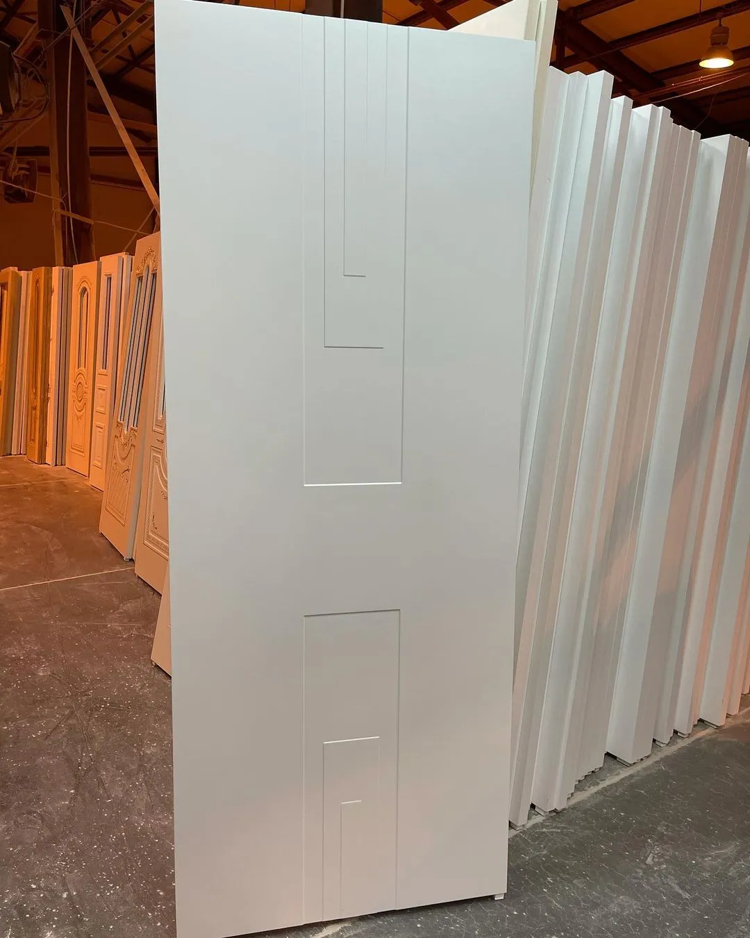 درب MDF مدرن طرح خطی کد 30676 2 درب MDF مدرن طرح خطی