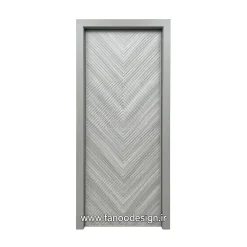 درب دکوراتیو مدرن با پنل هندسی مدل کد  30345