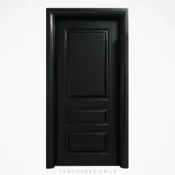 درب مشکی براق مدرن | طراحی خاص و مقاوم در برابر رطوبت