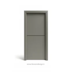 درب MDF طوسی مدرن مدل مینیمال ساده