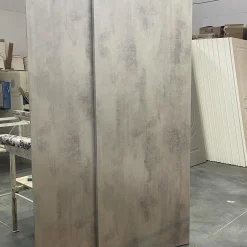 درب طرح بتن طوسی مدرن