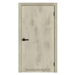 درب طرح بتن طوسی مدرن کد 30648