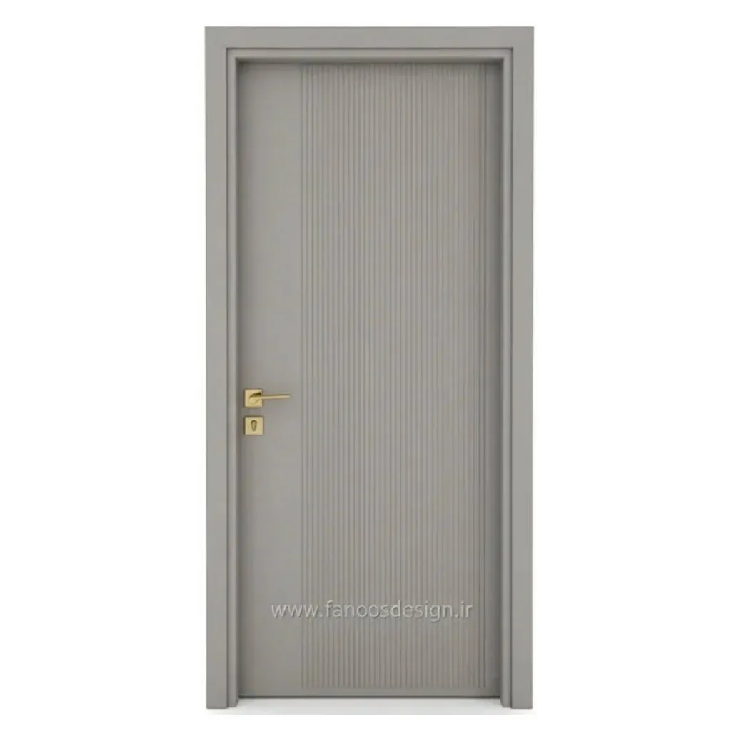 درب اتاقی طوسی مدرن با طرح خطی عمودی کد 30504 1 درب اتاقی طوسی مدرن با طرح خطی عمودی کد 30504